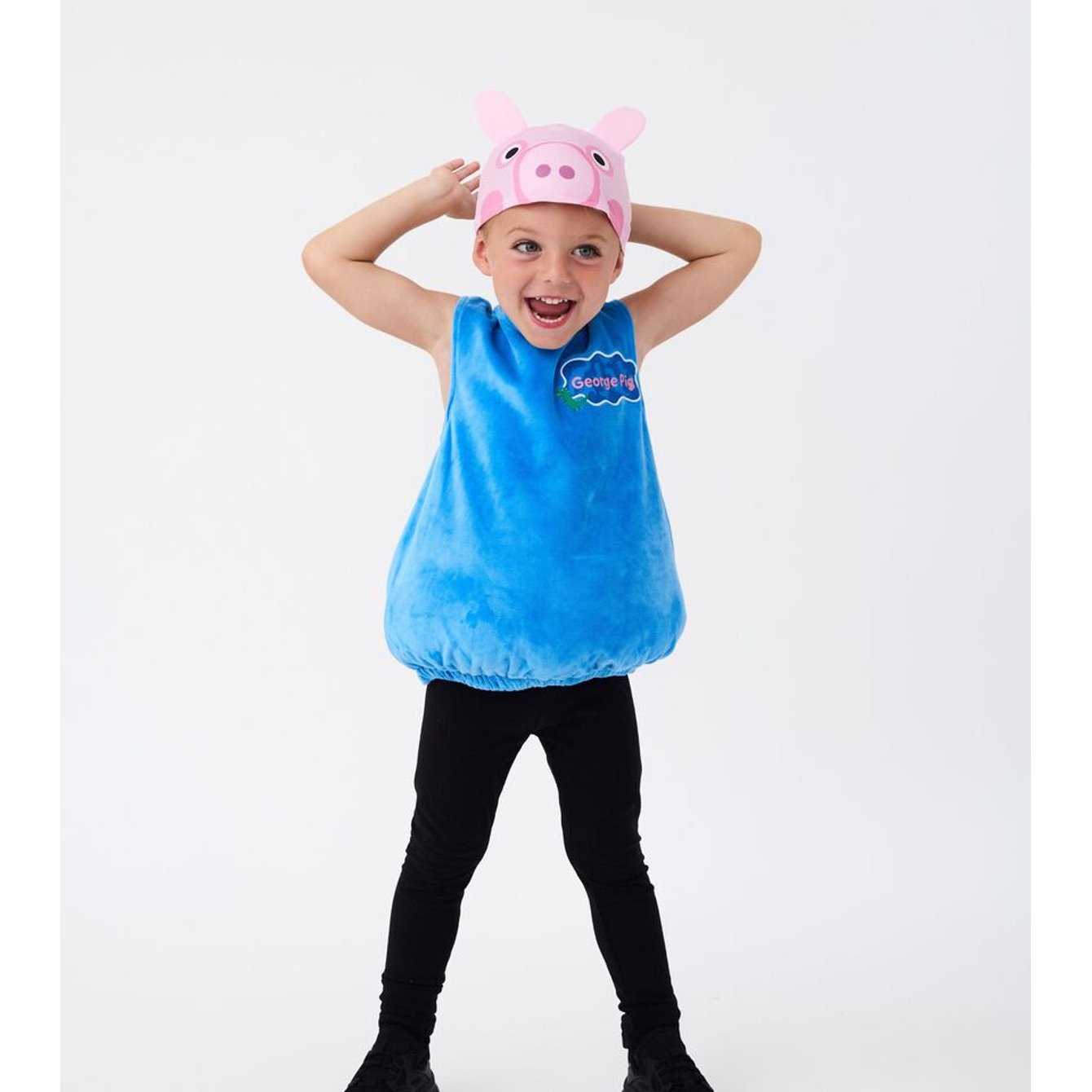Officially Licensed George Pig Tabard with Cap Costume
